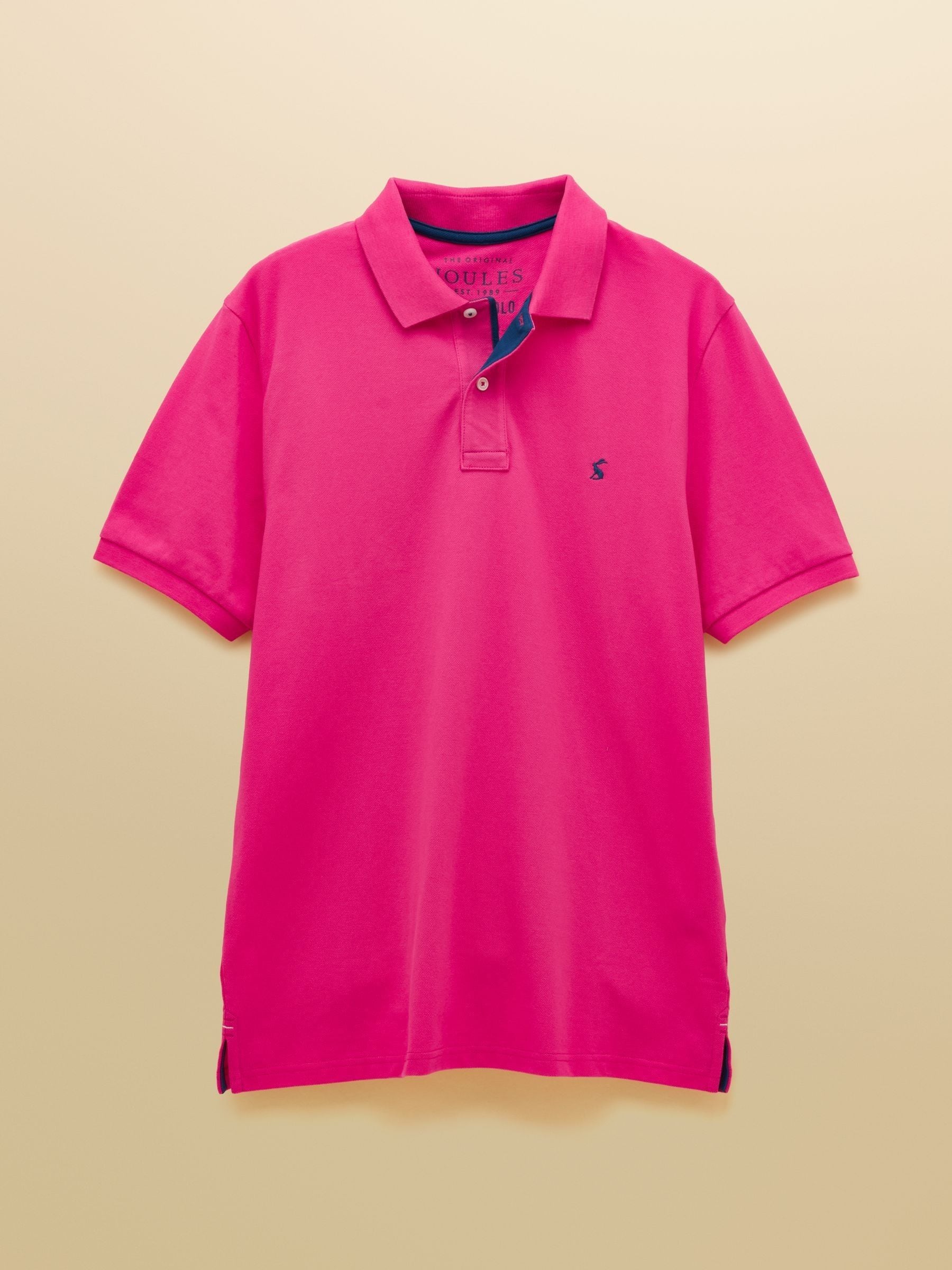 Buy Joules Woody Magenta Pink Cotton Pique Polo Shirt from Next Norway
