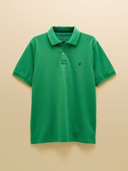 Joules Woody Bright Green Cotton Pique Short Sleeve Polo Shirt - Image 11 of 11