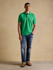 Joules Woody Bright Green Cotton Pique Short Sleeve Polo Shirt - Image 6 of 11