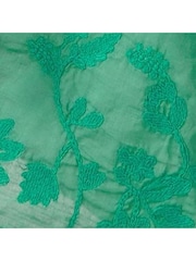 Monsoon Green Milly Slouchy Embroidered Blouse - Image 11 of 12