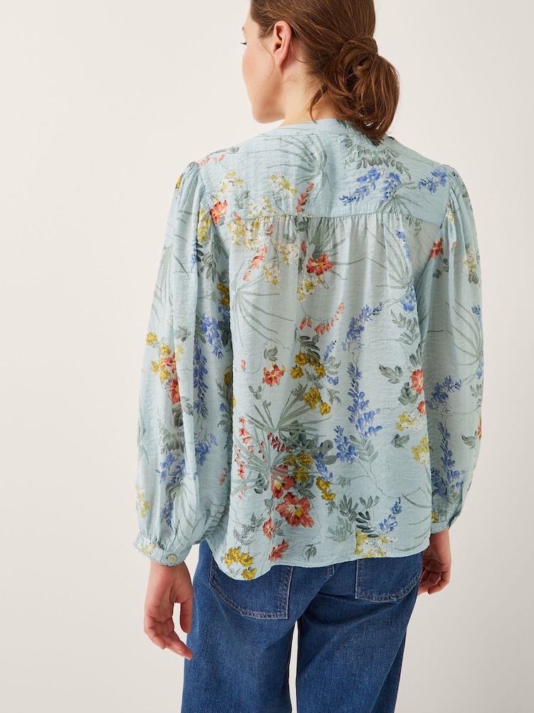 Monsoon Blue Jesse Floral Print Blouse - Image 2 of 5