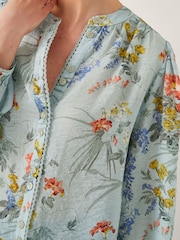 Monsoon Blue Jesse Floral Print Blouse - Image 5 of 5