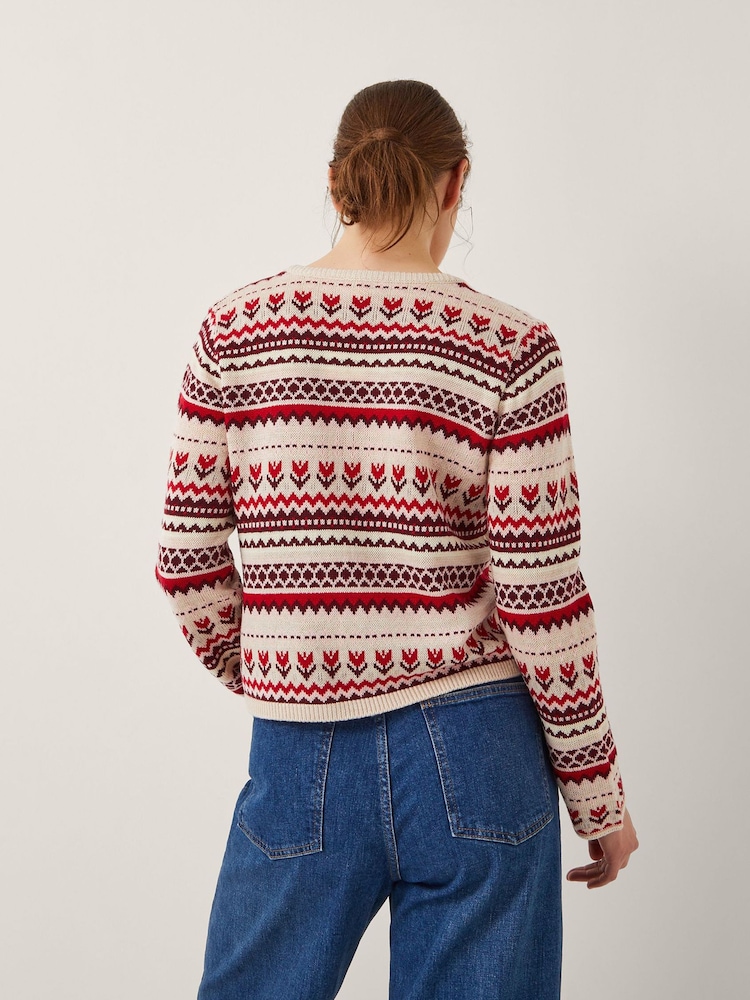 Monsoon Juno Floral Fair Print Isle Cardigan - Imagem 2 de 5