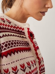 Monsoon Juno Floral Fair Print Isle Cardigan - Imagem 4 de 5