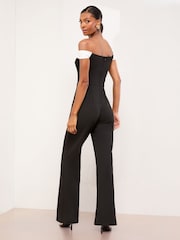 Lipsy Bardot Maxi Jumpsuit - Imagem 4 de 4
