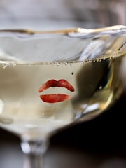 Rockett St George Set of 2 Clear Marilyn Monroe Cocktail Glasses - Image 3 of 5