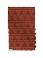Laura Ashley Burnt Brick Red Boutique Geo Upholstery Swatch - Image 1 of 1
