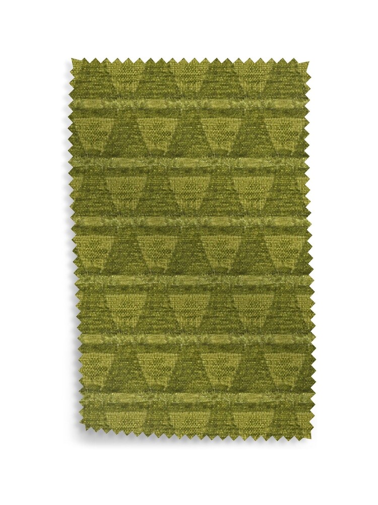 Laura Ashley Vintage Green Boutique Geo Upholstery Swatch - Image 1 of 1