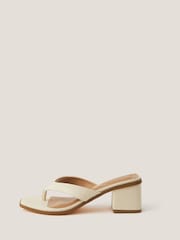 Monsoon Natural Tilly Toe Thong Mules - Image 1 of 3