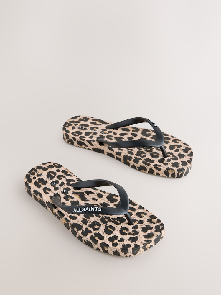 Cętki - smALLSAINTS Square Toe Flip Flops - Obraz 1 z 5