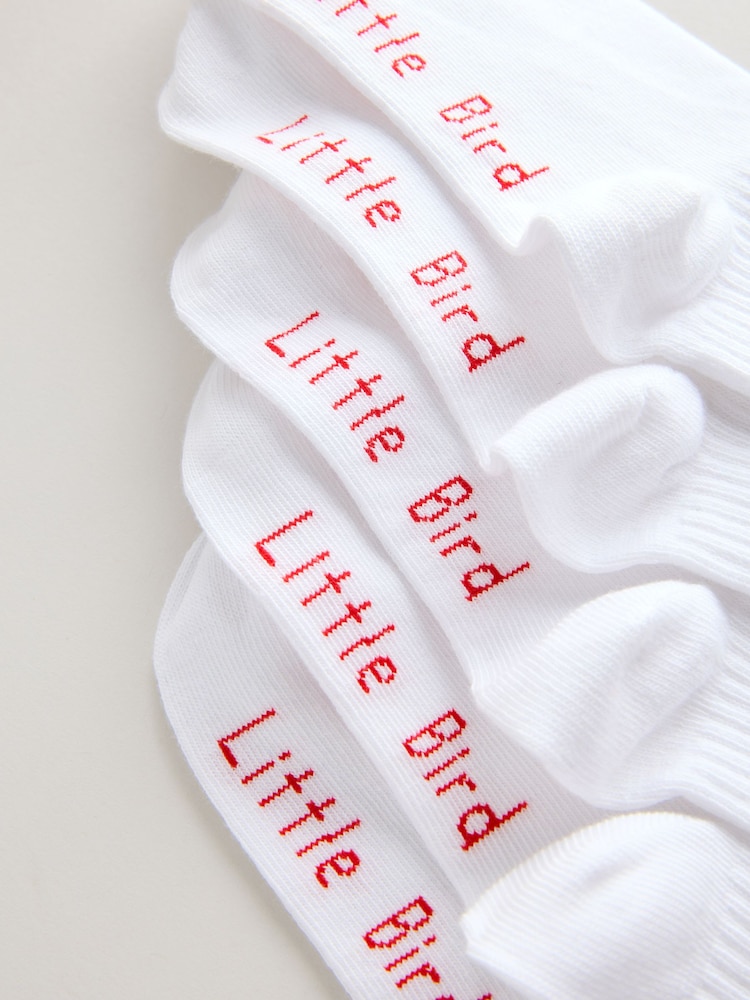 Little Bird by Jools Oliver White Bright Rainbow Stripe Tube Socks 10 Pack - Image 4 of 4 Little Bird by Jools Oliver White Bright Rainbow Stripe Tube Socks 10 Pack - Image 4 of 4