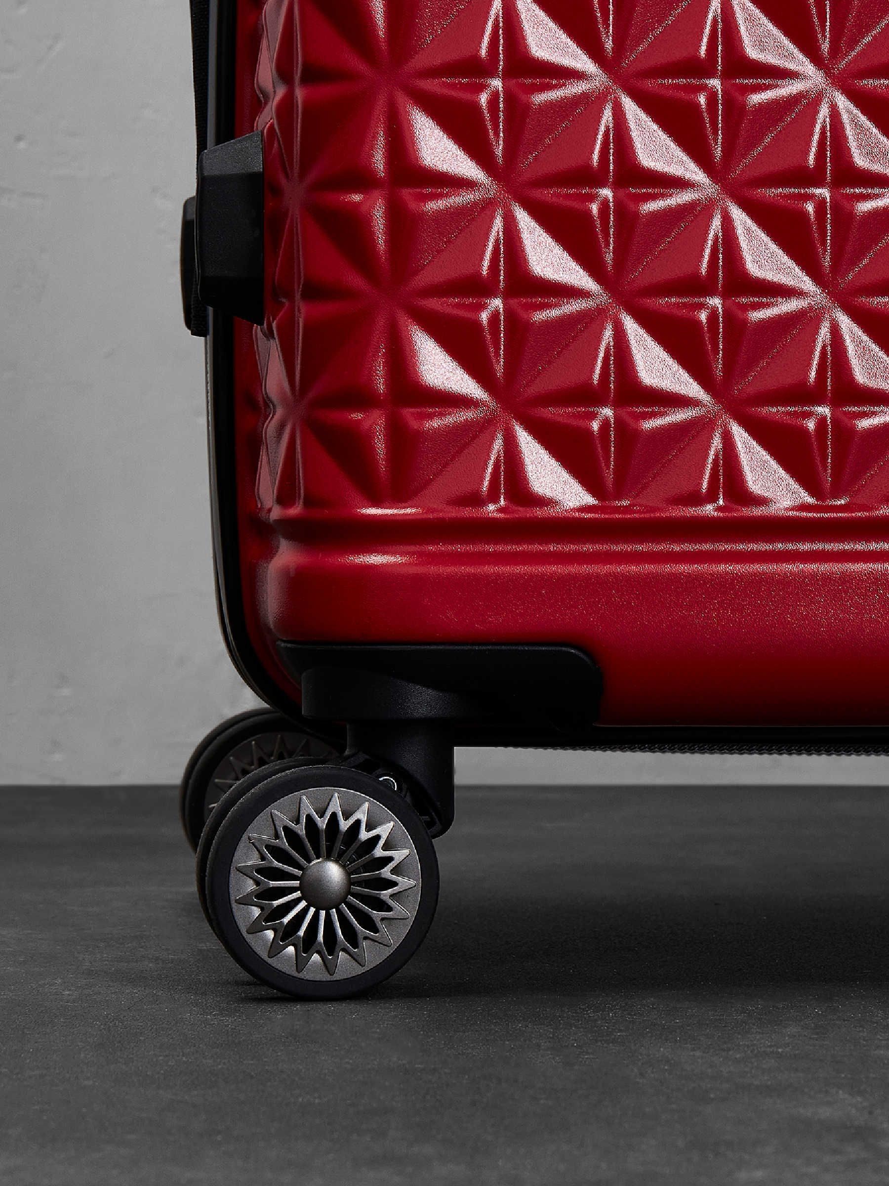 Buy Rock Luggage Red Large Maya Suitcase from Next USA