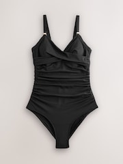 Blue Broderie/Khaki Green/Black - Figurformender Badeanzug, 3er-Pack - Bild 19 von 22