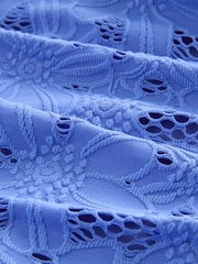 Blue Broderie/Khaki Green/Black - Figurformender Badeanzug, 3er-Pack - Bild 20 von 22