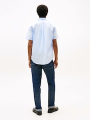 Tommy Hilfiger Blue Core Flex Poplin Shirt - Image 4 of 5