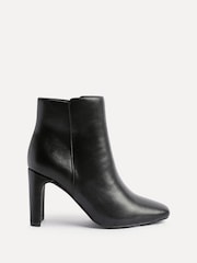 Linzi Black Dark Glance Block Heel Ankle Boots - Image 3 of 8