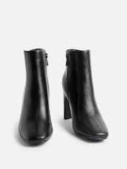 Linzi Black Dark Glance Block Heel Ankle Boots - Image 6 of 8