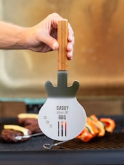 Oakdene Silver Personalised Guitar BBQ Flipper - Image 1 of 3