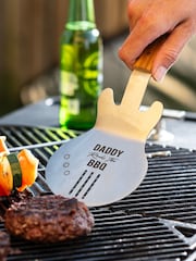 Oakdene Silver Personalised Guitar BBQ Flipper - Image 2 of 3