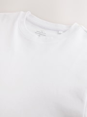 White Regular Fit Motionflex Soft Heavyweight T-Shirt - Image 8 of 9