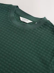 أخضر زيتوني - مفرد - تيشِرت بملمس بارز وكُم قصير من N.Premium - صورة 6 من 7