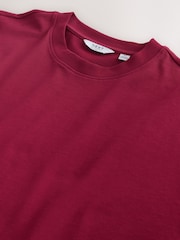 Red Relaxed Fit Heavyweight T-Shirt - Image 7 of 7