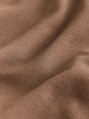 Brown Chocolate Relaxed Fit Heavyweight T-Shirt - Image 6 of 7