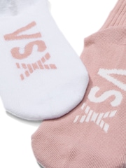 Victoria's Secret White & Bare All Pink 2 Pack Crew Socks - Image 2 of 2