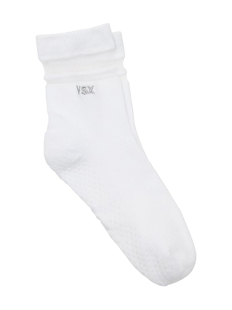 Victoria's Secret White VSX Sports Grip Socks - Image 1 of 2