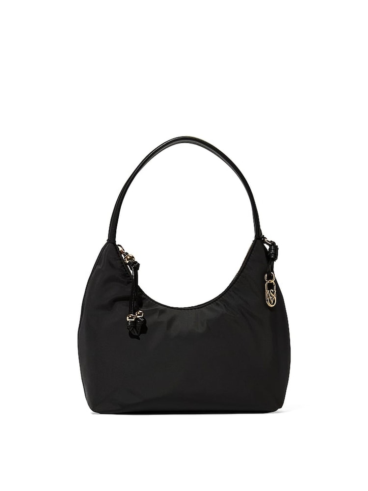 Victoria's Secret Black Small Hobo Bag - Image 1 of 2 Victoria's Secret Black Small Hobo Bag - Image 1 of 2