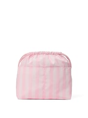 Victoria's Secret Iconic Stripe Pink Cinch Makeup Bag - Image 3 of 3