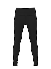 Victoria's Secret PINK Black Cotton Foldover Leggings - Image 3 of 3