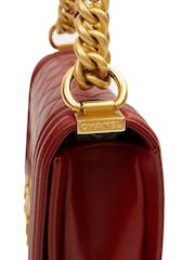 Chanel Red Boy - Small Shoulder Bag - Image 5 of 7