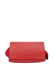 Celine Red Trapeze Medium Handle Top - Image 4 of 7