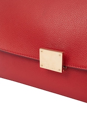 Celine Red Trapeze Medium Handle Top - Image 5 of 7