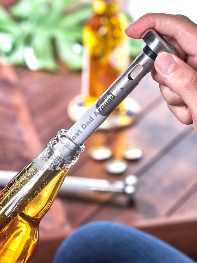 Oakdene Metallic Personalised Set of Metal Beer Chiller Sticks - Image 1 of 3