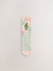 Grinch License Christmas Ankle Socks 4 Pack - Image 2 of 8