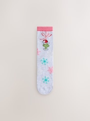 Grinch License Christmas Ankle Socks 4 Pack - Image 4 of 8