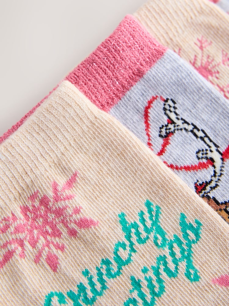 Grinch License Christmas Ankle Socks 4 Pack - Image 8 of 8