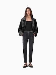 AllSaints Black Duran Skinny Jeans - Image 1 of 9