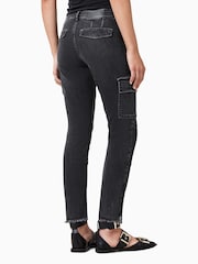 AllSaints Black Duran Skinny Jeans - Image 7 of 9