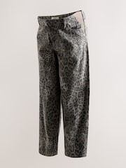 Estampado animal - Maternity Barrel Denim Jeans - Imagen 7 de 9