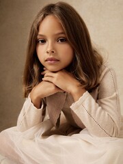 Reiss Gold Abi Cardigan - Image 1 of 5