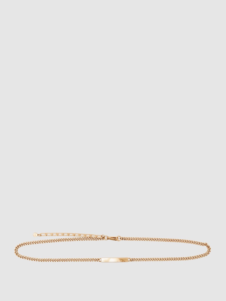 Reiss Gold Georgia Chain-Link Belt - Image 1 of 3