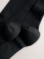 Black Sheer Knee High Socks 1 Pack - Image 2 of 3