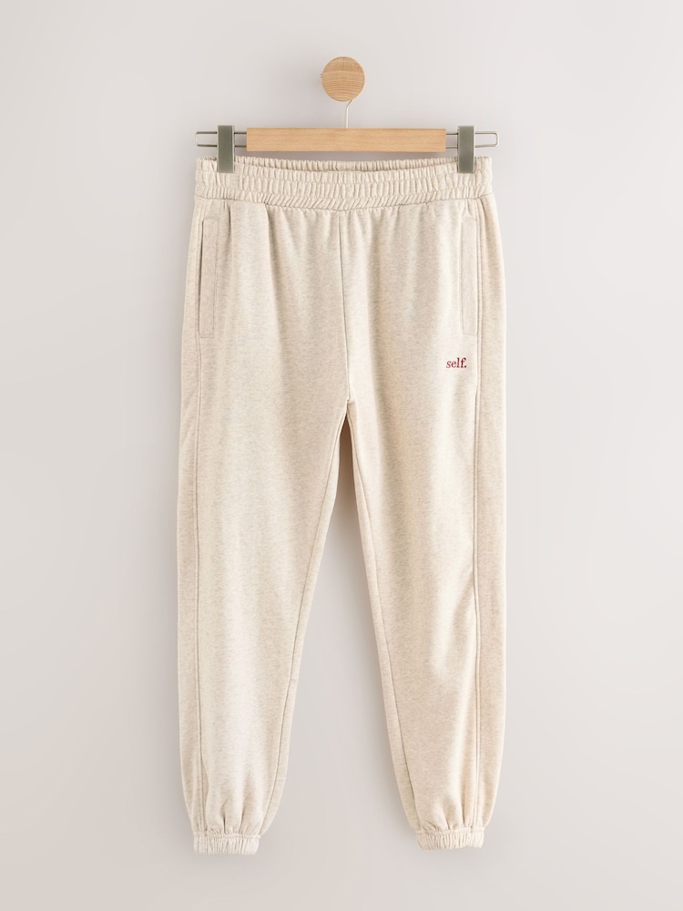 self. Oatmeal Cuffed Joggers - Image 1 of 3 self. Oatmeal Cuffed Joggers - Image 1 of 3