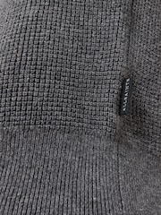 AllSaints Grey Hayes Crew Jumper - Image 8 of 8