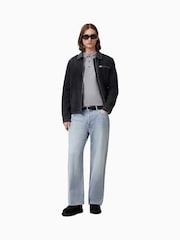 AllSaints Grey Reform Short Sleeve Polo Shirts 2 Pack - Image 6 of 7