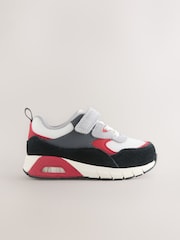 Schwarz, Rot - Elastischer Sportschuh mit Schnürung - Bild 2 von 5