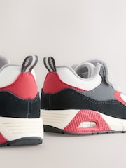 Schwarz, Rot - Elastischer Sportschuh mit Schnürung - Bild 4 von 5